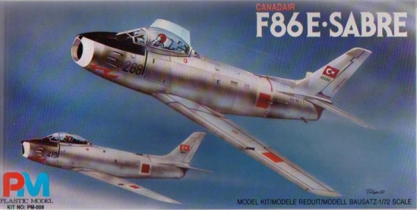 MODEL RECTIFIER MODEL F-86 AIRCRAFT 1/72 NEW 37100 